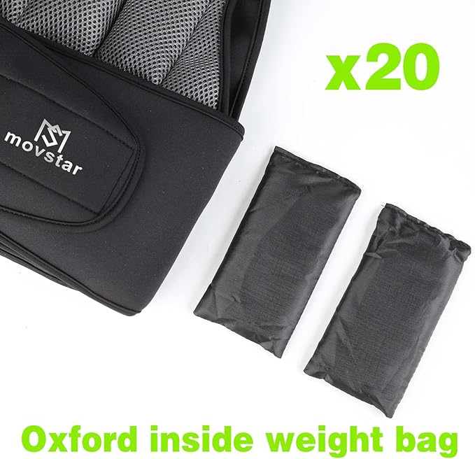 Adjustable Weighted Vest Women Men with Reflective Design 10lbs,20lbs Workout Vest for Strength Training, Walking, Jogging, Weightlifting, Running Men Women