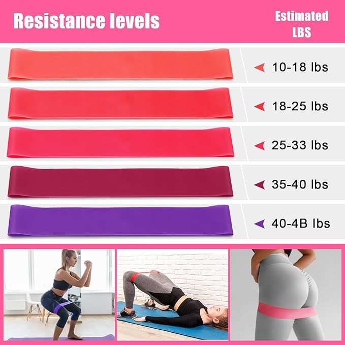 10 Pcs Pilates Ring Set for Women Home Yoga Equipment Accessories Pilates Ring Circle and Ball Workouts Gift Include Ball Yoga Circle Resistance Bands Block Straps Gym Bag