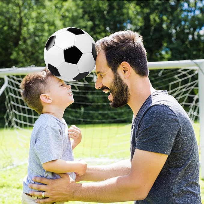 U&C Planet Soccer Ball Size 2/3/4/5 for Toddler and Kids, 1 Pack 2 Pack Classic Cartoon Ball with Pump for Girls and Boys Age 1 and up, Indoor Outdoor Soccer Game Gift