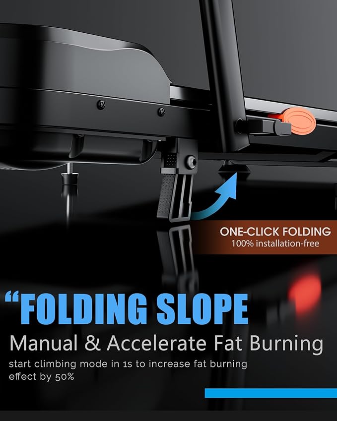 340lb Capacity Walking Pad Treadmill with 12% Incline, Big LED Display Under Desk Treadmill Support Full Manual/3-Preset Countdown/App Mode, Portable Treadmills for Small Spaces, Home