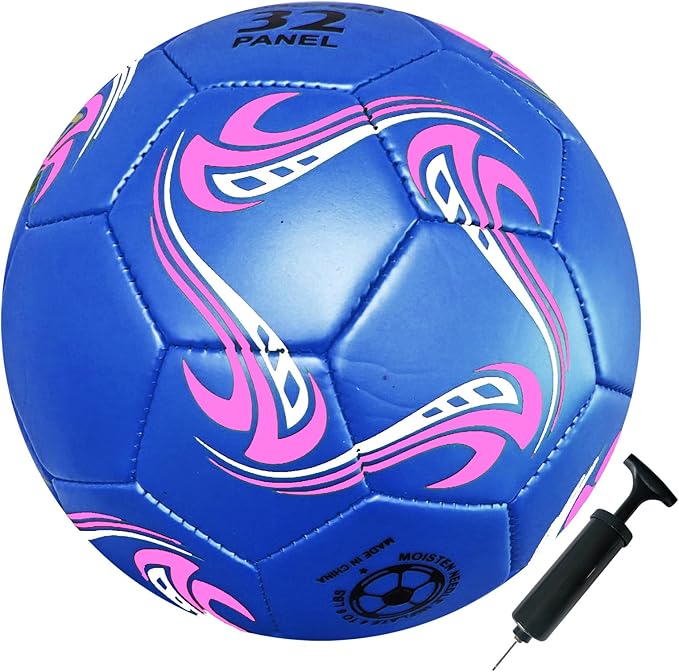 ABAJI Soccer Ball Size 3 4 5 Practice Training Balls Gift Thicker Leather Anti Exploded Indoor Outdoor Come with Pump Needle