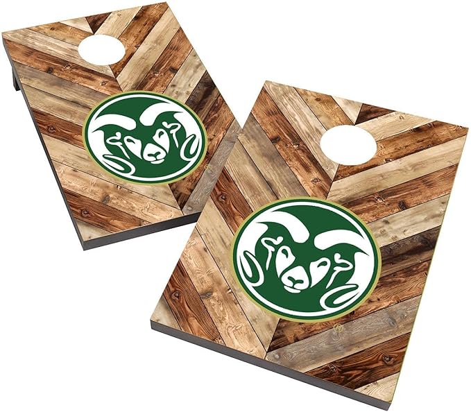 College Team Cornhole Boards, 2x4 Bag Toss Game Set, Officially Licensed Cornhole Game, Perfect for Tailgates