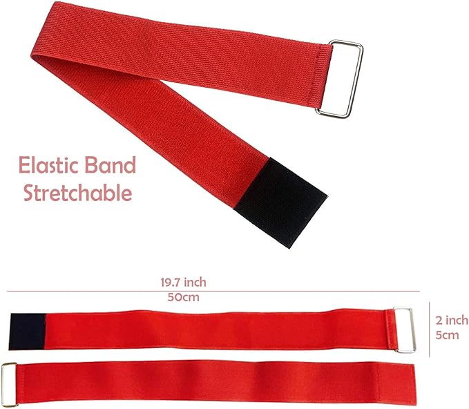 10 PCS 3 Legged Race Bands Three Legged Race Durable Firm Elastic Tie Rope Colorful 3 Leg Race Band for Kids Adult Outdoor Fun