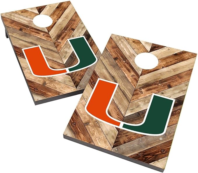 College Team Cornhole Boards, 2x4 Bag Toss Game Set, Officially Licensed Cornhole Game, Perfect for Tailgates