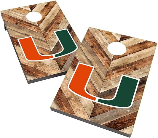 College Team Cornhole Boards, 2x4 Bag Toss Game Set, Officially Licensed Cornhole Game, Perfect for Tailgates