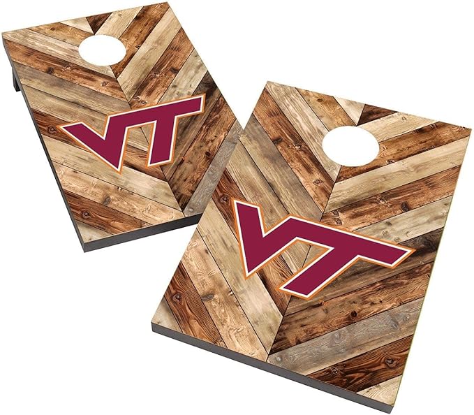 College Team Cornhole Boards, 2x4 Bag Toss Game Set, Officially Licensed Cornhole Game, Perfect for Tailgates