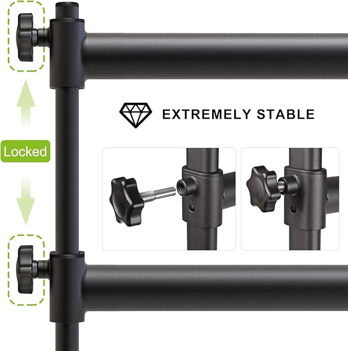 SELEWARE Height Adjustable Ballet Barre Freestanding Ballet Bar Heavy Duty Dance Bar Support Barre Movements Body Stretch Pull-ups, Sturdy Construction Never Fall Apart, Anti-Slip