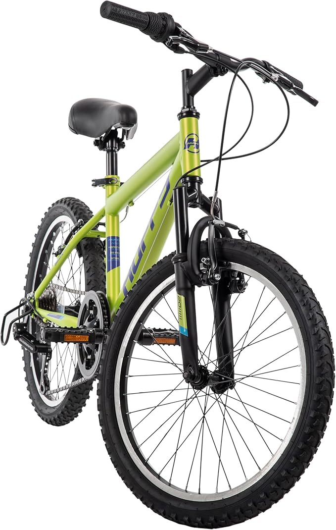 Huffy Stone Mountain Hardtail Mountain Bike for Boys/Girls/Men/Women, 20"/24"/26" Sizes, 6 or 21 Speed Shimano Twist Shifting, Front or Dual Suspension, Comfort Saddle, Sleek Colors