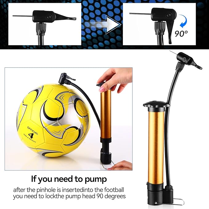 20 Pcs Soccer Balls Bulk with Pump and Net Bag Sport Ball Size 4/5 Outdoor Deflated Soccer Ball for Youth Adult Training Practice Game Match Operation Christmas