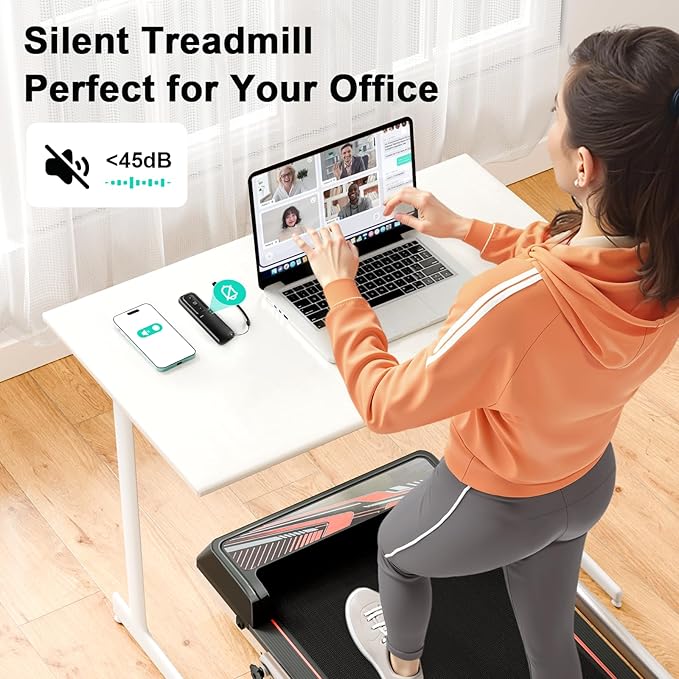 Treadmill with Incline, 3 in 1 Walking Pad with Incline for Home Office w/3.0HP Motor/7.6MPH, Walking Pad with Handle Bar/Remote/LED Display, Walking Pad Treadmill with Incline Supports Up to 350lbs