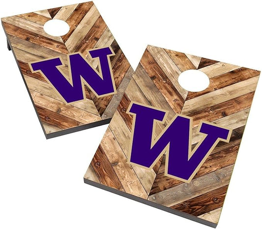 College Team Cornhole Boards, 2x4 Bag Toss Game Set, Officially Licensed Cornhole Game, Perfect for Tailgates