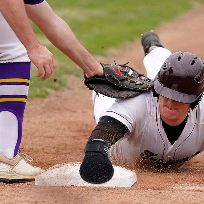 Gracfulcub Baseball Sliding Mitt, Baseball Glove Softball Guard, Ergonomic Design Protecting Fingers for Basic Base Running