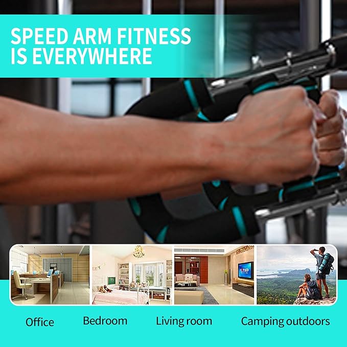 Twister Arm Trainer,Adjustable 66-110lbs Chest Workout Equipment for Men & Women,Ergonomic Home Gym Strength Trainer with Anti-Slip Handles & Carry Bag