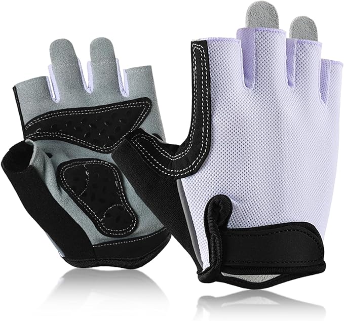 Double-Layer Deerskin Palm Gym Gloves: Anti-Slip Workout Gloves for Men & Women | Weight Lifting, Cycling, Rowing | Breathable 3D Padded Design