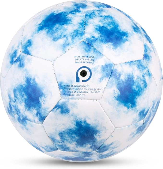 Size 4 Soccer Ball, Kids Soccer Balls for Girls Boys Youth Children Training Backyard School Indoor Outdoor Ball with Pump Gift