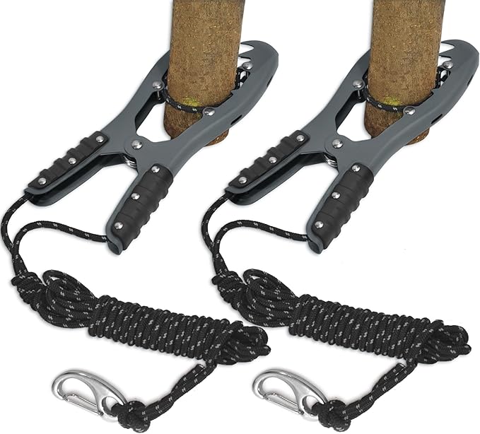 Antidious Kayak Brush Gripper, Kayak Anchor Grip with 16.4ft Paracord and Snap Hook to Anchor Float, Canoe, Boat for Fishing Boating Camping