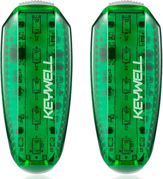 USB Rechargeable LED Safety Lights (2 Pack) - Clip on Strobe Running Lights for Runners, Joggers,Walkers,Kids,Dogs,Bike Tail Lights - High Visibility Accessories for Reflective Gear