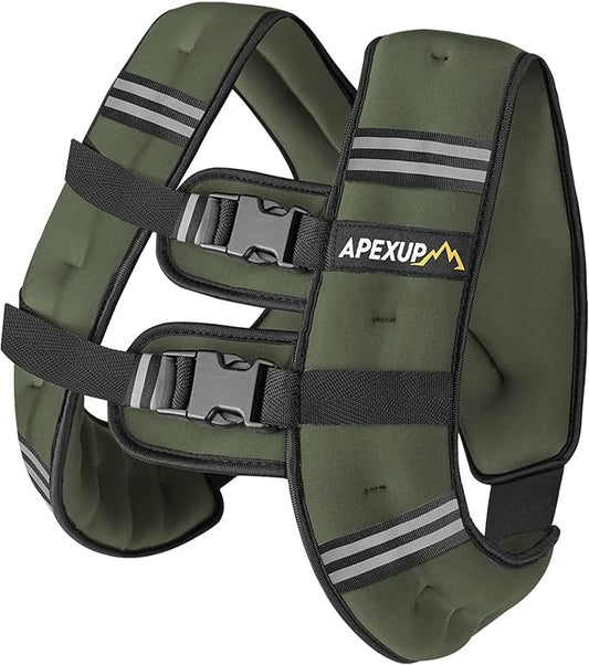 APEXUP Weighted Vest Men Women, Weight Vest for Women Workout Equipment for Strength Training Running