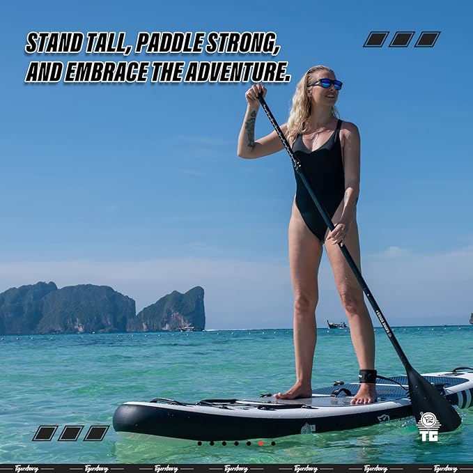 Inflatable Paddle Board with Premium SUP Board Accessories, Allround Paddle Boards for Adults/Kids,Stand Up Paddle Board Defender Collection