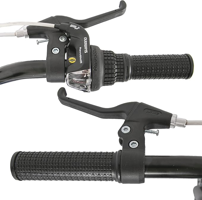 JOYSTAR 20 Inch Mountain Bike for Kids Ages 7-12 Year Old, 3-Inch Wide Knobby Tires, 7 Speed Shimano Drivetrain, Disc Brakes, Fat Tire Kids Bicycles for Boys Girls