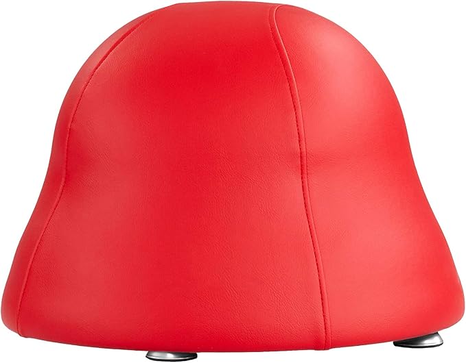 Safco Products Runtz Kid's Stability Exercise Ball Chair, 17" H or 13.5" H, Red Vinyl