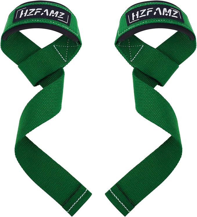 Lifting Straps, Lifting Wrist Straps for Weightlifting, Weightlifting Straps with Padded Neoprene, Gym Straps for Strength Training, Bodybuilding, Weight Lifting Straps for Men and Women