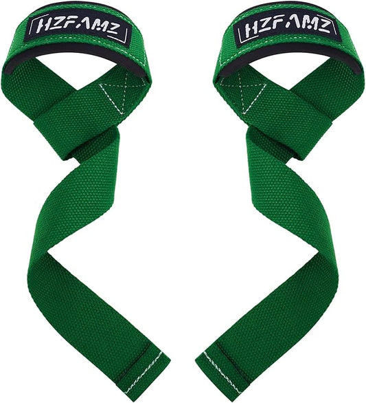 Lifting Straps, Lifting Wrist Straps for Weightlifting, Weightlifting Straps with Padded Neoprene, Gym Straps for Strength Training, Bodybuilding, Weight Lifting Straps for Men and Women