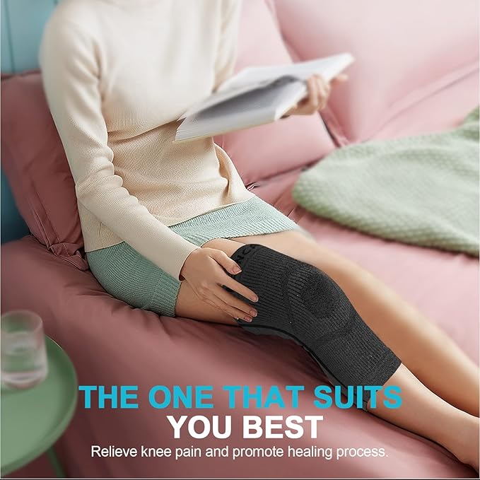 NEENCA Knee Sleeve – Knee Braces for Knee Pain, Joint Pain Relief, Swelling, Inflammation Relief, and Circulation, Knee Support for Women and Men (Black, XX-Large)