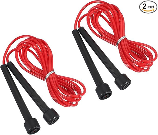PATIKIL Jump Rope PVC, Adjustable Speed Skipping Rope Tangle-Free Exercise Equipment for Workout Women Men Outdoor Training Home Fitness