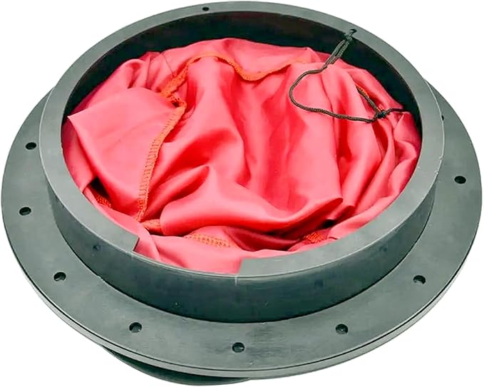 Hatch Cover Deck Plate ABS Easy Install Accessories Hatch Cover with Red Waterproof Bag and Fasteners for Kayak Boat Fishing Rigging