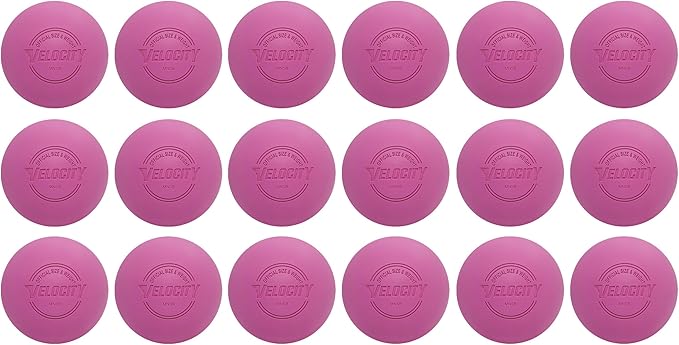 Velocity Lacrosse Balls - 1, 2, 3, 6, 12, 18, 24, 36, 60 and 120 Packs - for Practice, Official NFHS and College Approved Size
