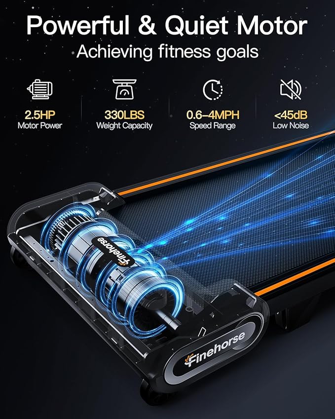 13% 6-Level Walking Pad with Auto Incline - Treadmill with Auto Incline and Remote Control, 330Lbs Capacity Portable Compact Treadmill for Home Office, LED Display