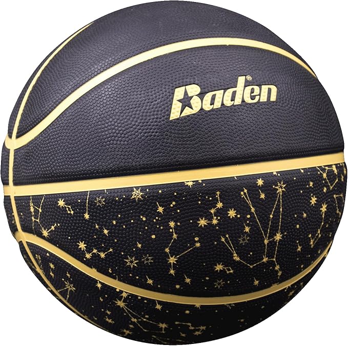Baden | Legend Lifestyle Collection | Fun Design Outdoor Rubber Game Basketball | Youth & Adult Size 5,6,7