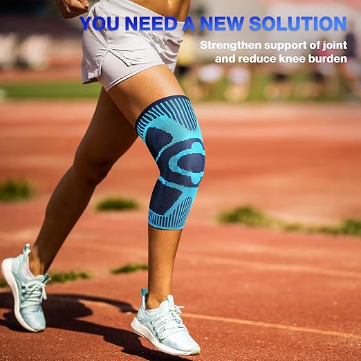 NEENCA Knee Braces for Knee Pain Relief, Compression Knee Sleeves with Patella Gel Pad & Side Stabilizers, Knee Support for Weightlifting, Running, Workout, Arthritis, Meniscus Tear, Men Women. ACE-53