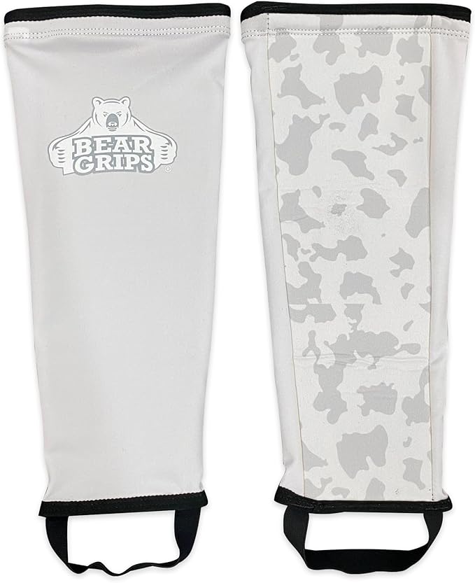 Bear Grips Deadlift Shin Guards - Breathable Gym Equipment Rope Climbing Shin Guard for Men and Women - Injury Prevention Calf Support Shin Guard Sleeves for Ultimate Shin Protection