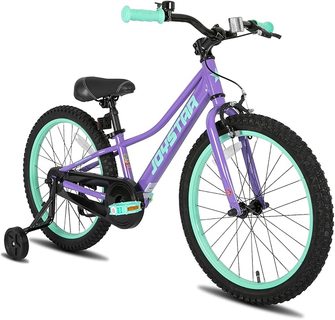 JOYSTAR NEO 20 Inch Kids Bike for Ages 6-10 Years Old Boys & Girls, 20 Inch Wheels Kids Mountain Bike with Training Wheels & Handbrake, Kids' Bicycles, Multiple Colors