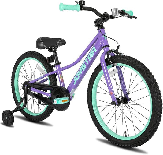 JOYSTAR NEO 20 Inch Kids Bike for Ages 6-10 Years Old Boys & Girls, 20 Inch Wheels Kids Mountain Bike with Training Wheels & Handbrake, Kids' Bicycles, Multiple Colors
