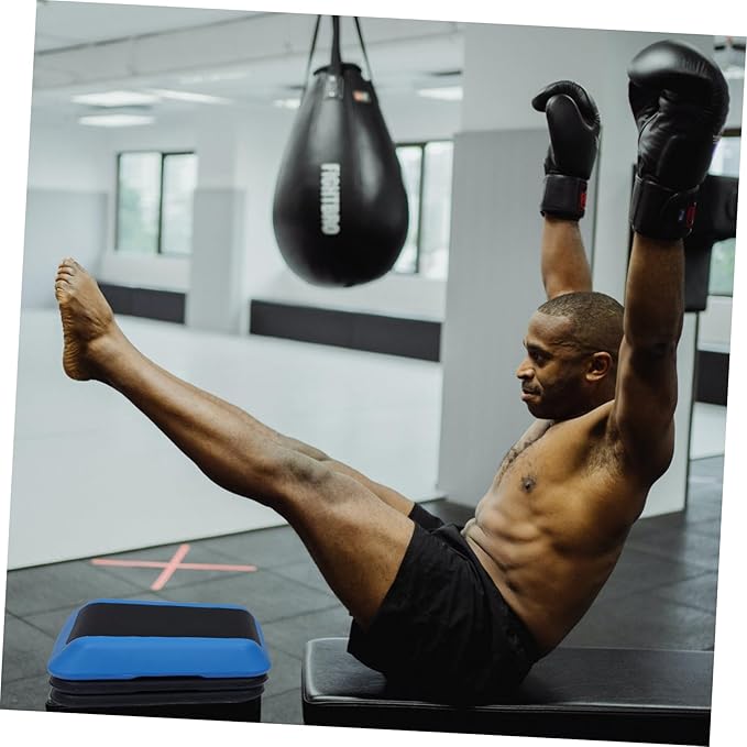 Sosoport Fitness Aerobic Pedal Anti-slip Stepping Platform Wide Step for Home Gym Workout