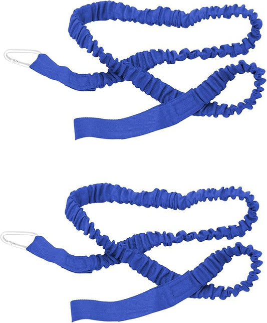 55 Inch(140cm) Stretchable Kayak Paddle Leash, Kayak Rod Leash, Stretchable Coiled Lanyard Leash Kayak Accessories, Paddle Holder Tool Lanyard for Kayak and SUP Paddles