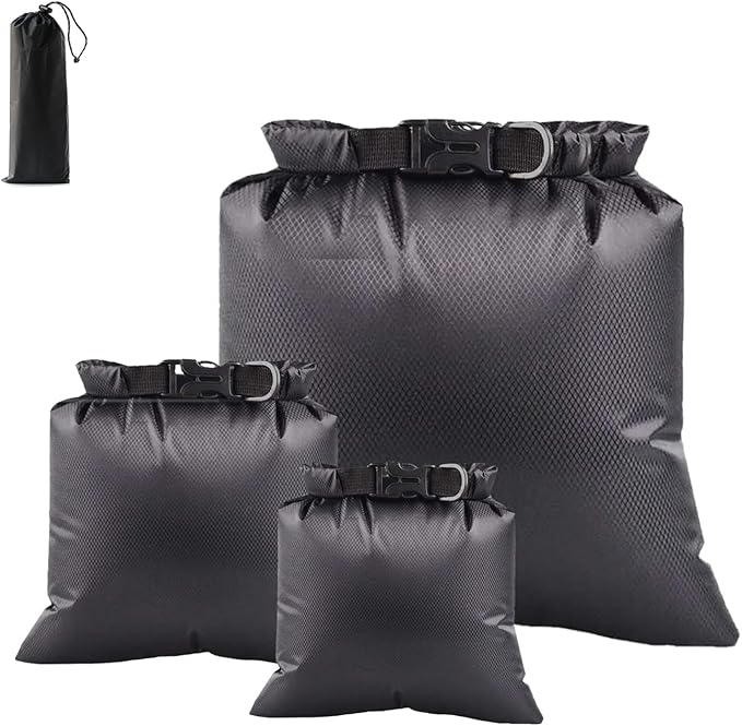 6PCS Dry Bags Waterproof, Lightweight Dry Bags for Kayaking Waterproof，Outdoor Waterproof Bag for Kayaking Hiking Boating Camping