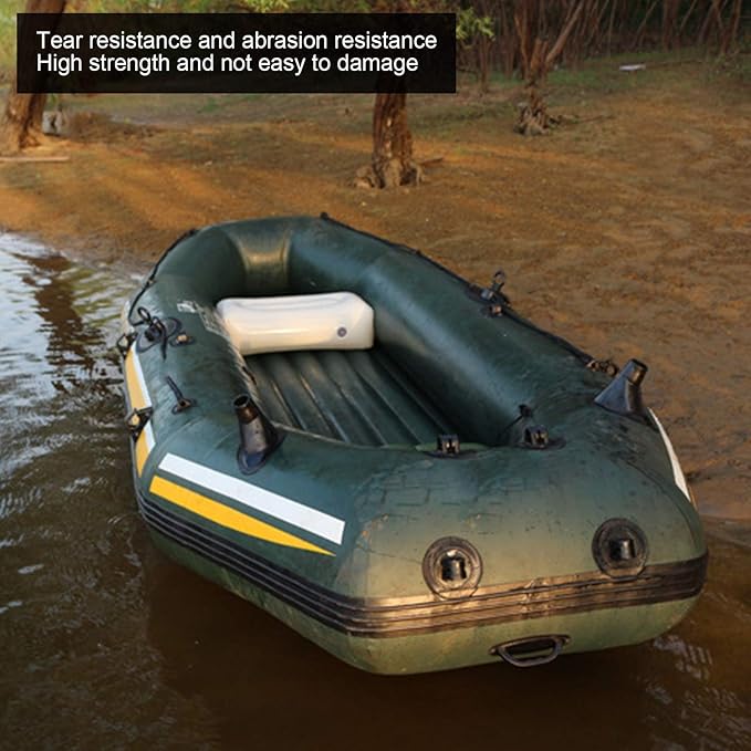 Kayak Inflatable Seat Cushion, Pack of 2 Soft PVC Inflatable Seat Cushion Portable Fishing Boat Cushion for Kayak Inflatable Boat Fishing Boat Outdoor Projects, Gray