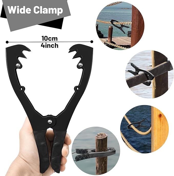 Kayak Anchor Grip, Kayak Brush Gripper with 16.4ft Paracord to Anchor Float, Canoe, Boat for Fishing Boating and Camping, Kayak Accessories