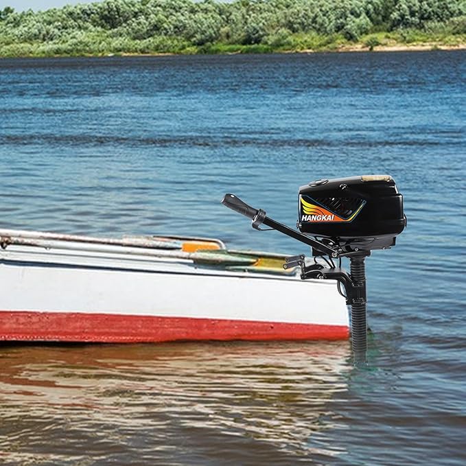 48V 4.0 Jet Pump Electric Outboard Motor, 4HP 1000W Heavy Duty Outboard Trolling Motor Electric Motors Fishing Boat Engine Brushless Motors for Kayaks Dinghy Canoe Inflatable