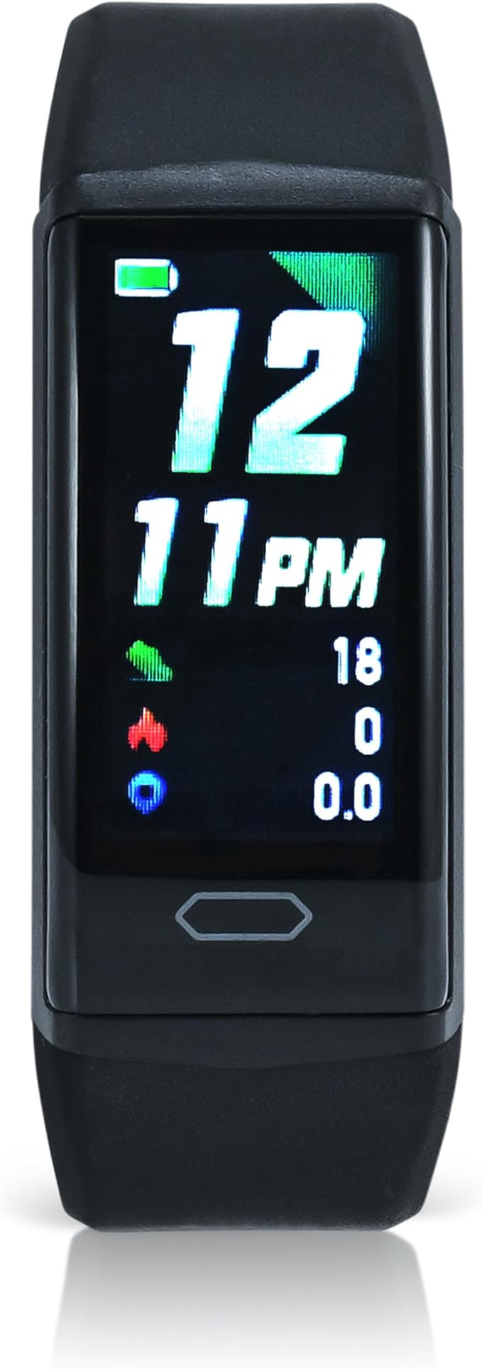 Zewa® Fitness Activity Tracker, Heart Rate Monitor, Free Pro App, Step Counter, Sleep Tracker, Remote Camera Support, Notifications & Alarms, Weather Data Display, Find Phone Feature