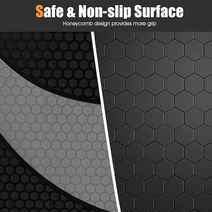 Goplus 31" Aerobic Exercise Stepper Deck, Adjustable Fitness Workout Step Platform Trainer with Risers, 4”6”8”Levels Height-Adjustable, for Home Gym and Office