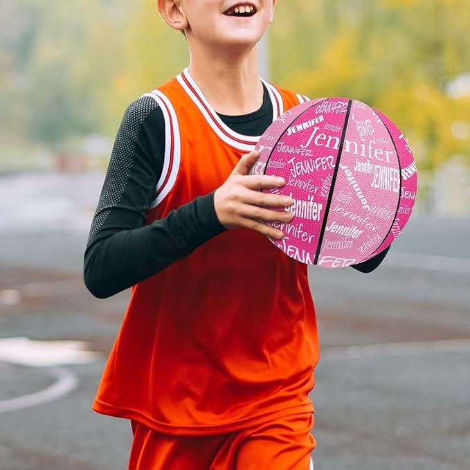 Personalized Basketball Leather Basketball Custom Basketball with Your Personalized Pictures Text Sports Equipment