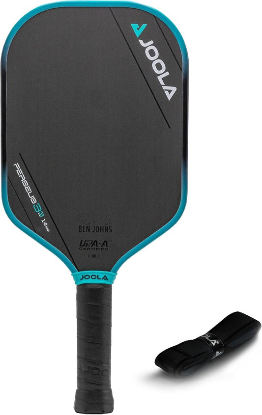 JOOLA 3S Pickleball Paddles – Raw Carbon Fiber Surface – Ben Johns Perseus, Hyperion, Scorpeus & Magnus Shapes – Elongated, Wide Body & Aero Curve Designs – 14mm/16mm Paddles – UPA-A Certified