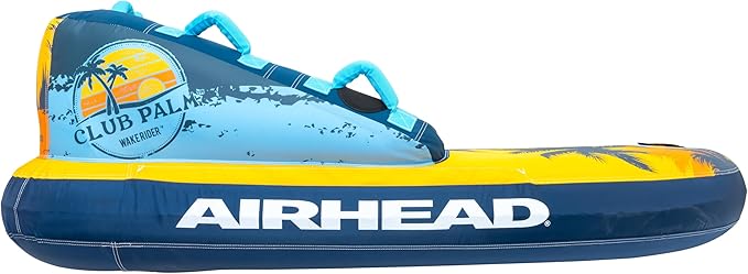 Airhead Mable Inflatable Towable Tube, 1-4 Rider Models, Dual Tow Points, Full Nylon Cover, EVA Foam Pads, Patented Speed Valve, Boat Tubes and Towables