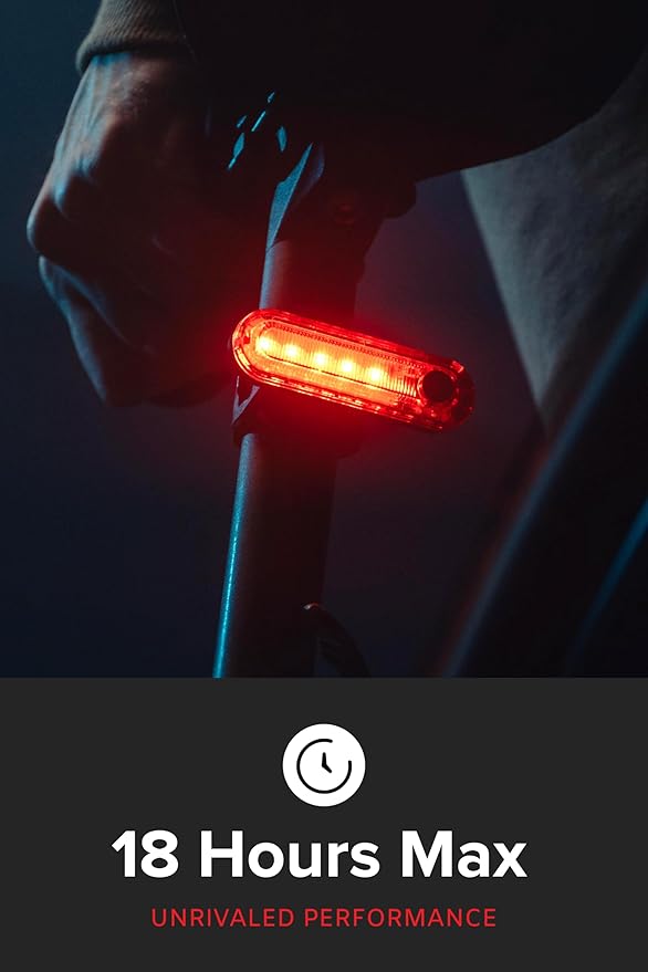 [New 2024] GPX-950 Bike Lights Compatible with Garmin/Go-Pro Mounts USB-C Rechargeable Front and Back Bicycle Light for Day or Night Riding - Quarter Turn & Twist (950 Lumens)
