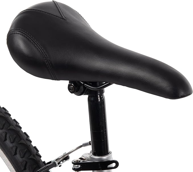 Huffy Stone Mountain Hardtail Mountain Bike for Boys/Girls/Men/Women, 20"/24"/26" Sizes, 6 or 21 Speed Shimano Twist Shifting, Front or Dual Suspension, Comfort Saddle, Sleek Colors